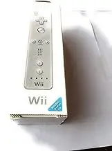 Remote Controller+silicon Case for Nintendo WII White
