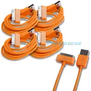 4 6FT USB SYNC DATA POWER CHARGER ORANGE CABLE IPHONE 4S IPOD TOUCH CLASSIC IPAD