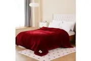 Bedding King Super Soft 4kg Queen/King Mink Blanket - Red Radiance