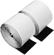 TEHAUX 2Rolls Non Slip Carpet Grippers Double Sided Rug Tape Secure Area Rugs Carpets Prevent Slipping Curling for Home Office Use