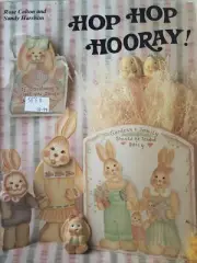 Vintage Tole Painting Book: Hop Hop Hooray by Rose Calton & Sandy Harrison
