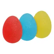 3 Pcs Hand Exercise Balls Squeeze Balls Stress Ball Red/Blue/Yellow