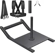Kipika Weight Sled, Workout Sled, Fitness Strength Training Sled, Speed Training Sled for Athletic Exercise, Speed Improvement, Easily Through Obstacles, Suitable for 1" Weight Plate