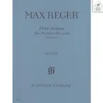 【一本免運】MAX REGER 雷格 3 SUITES FOR VIOLONCELLO SOLO OP.131C 大提琴