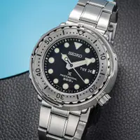 在飛比找ETMall東森購物網優惠-SEIKO 精工 PROSPEX 鮪魚罐頭 300米潛水石英