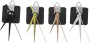 COOLHIYA Silent Movement Set 4 Pack DIY Clock Mechanism Kit Replacement Parts for Clock Repair Simple Design Easy to Install