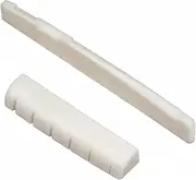 Daseeme Guitar Saddle Nut - White Cattle Bone Replacement Part for 41 Inch Folk Acoustic Guitar