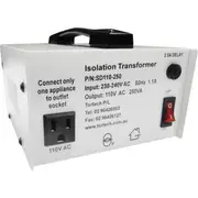 TORTECH SD110-250W 250W Usa Stepdown Transformer 110V Dielectrically Isolated All Our Stepdowns