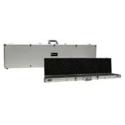 Gun Case Hard Aluminium Alloy Rifle Shotgun Foam 54" Lock Hunting Safe Carry Box