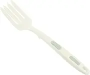 Hoement Nonstick Silicone Pasta Server Fork Ergonomic Cooking Utensil for Salad and Noodles Kitchen Gadget Pure