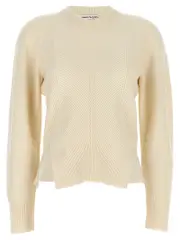 [Mcqueen] Mcqueen-Chevron Corset Maglioni Bianco-Donna M White