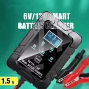Car 6V 12V Smart Battery Charger Automatic For Lithium LiFePO4 Lead-Acid AGM GEL (for: Fiat)