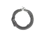 [ANN DEMEULEMEESTER] Riti multichain bracelet Silver