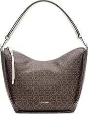 [Calvin Klein] Prism Top Zip Convertible Hobo Shoulder Bag