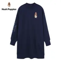 在飛比找Yahoo奇摩購物中心優惠-Hush Puppies 洋裝 女裝品牌刺繡半高領洋裝