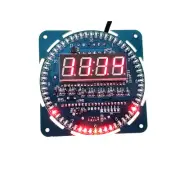 NEW DS1302 Rotating LED Electronic Digital Clock 51 SCM Learning Board 5V Module