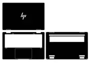 Sticker Skin Cover for HP Envy X360 2-in-1 Laptop 14-fa0111AU 14" Carbon Vinyl