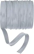 Maxi Piping Bias Tape, 5 Yards Piping Trim with Cord Satin Binding Lip Cord Trim Fit for Sewing Garment Webbing Trimming Crafts Decorating - (Grey)