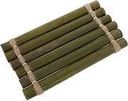 Bamboo Decorative Ornaments Fountain Solar Water Feature Ponds Mini Aquarium Fish Outdoor Fish Tank Decorations Garden Water Feature Bowl Bamboo Ornament Green