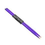 1 Pair Wood Drumstick Anti Slip Handle Grips 5A Purple Drum Stick Wood Tip
