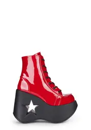 [Demonia] Red Dynamite-106 Platform Boots