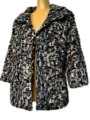 TS TAKING SHAPE plus sz M / 20 Animalia Faux Fur Jacket super-soft NWT rrp$230!