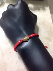 Red Bracelet Protection With Natural Tiger Eye Hamsa Hand For Adult Unisex