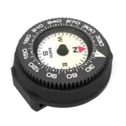 mini button map compass with turnable bezel for watchband every day carry