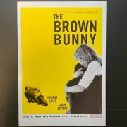 US version poster “The Brown Bunny” 2003 Vincent Gallo A3 Size (42cm × 29.7cm)