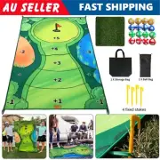 Golf Chipping Mat Golf Clubs Set Backyard Casual Golf Game Golf Hitting Putting