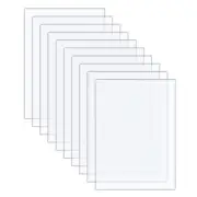 Plexiglass Sheets 1/8 Inch Thick - 10 Pack of 5x7 Clear Cast Acrylic Sheets f...