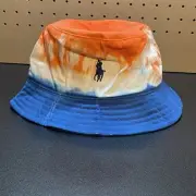 Polo Ralph Lauren Bucket Hat Mens L/XL Tie Dye Twill Pony NEW $89.50