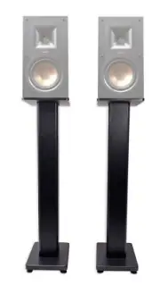 Pair 28" Bookshelf Speaker Stands For Klipsch R-15M Bookshelf Speakers