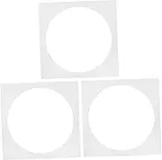 DOITOOL Sturdy Photo Frame Mats 3pcs Pre-Cut Picture Mats Square Holes for Artwork Display