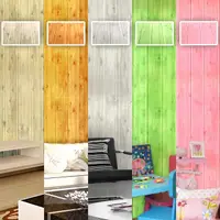 在飛比找momo購物網優惠-韓國3D立體DIY仿木紋壁貼/仿檜木紋壁貼(4色任選)
