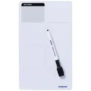 J.Burrows Weekly Planner Board White