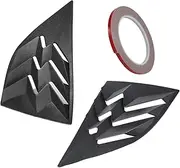 2PCS Side Window Scoop Louvers ABS Window Visor Cover Sun Rain Shade Vent Compatible for Dodge 2008-2021 Challenger