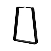 RapidHome 40 x 30 x 5cm Black Madison Steel Flat Bar Bench Seat Furniture Leg