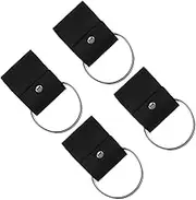 Cabilock Sleek Pu Leather Hooks Set Pcs Towel Ring Scarf Hanger Belt Holder for Home Bathroom Travel