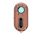 Multi Function Infrared Detector Hotel Monitoring Anti-Spying Monitoring Sound and Light Alarm Instrument Night Flashlight-Gold