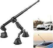 HOOMFIT Triple Suction Cup car Mount kit for Insta360 X4/X3 with Telescopic Pole, can be Mounted on The car Window or Windshield, Compatible with Sports Camera Panoramic Shooting.