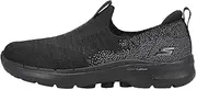 [Skechers] Women's Go Walk 6-Glimmering Sneaker, Light Pink, 12