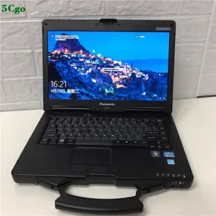 5Cgo.【含稅】Panasonic/松下TOUGHBOOK CF-53三防軍工堅固串口汽車檢測筆電XP/Win7/10