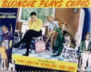 Blondie Plays Cupid Lobby Card Arthur Lake Penny Singleton Lar- 1940 Movie Photo