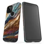 For Google Pixel 4a 5G Tough Protective Cover, Magic Mountain River
