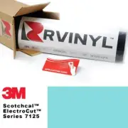 3M 7125 Scotchcal Robin Egg Blue 86 Vinyl Film Sign Craft Hobby Decal Sheet Roll