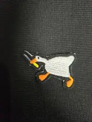Duck COURAGE Iron on Sew on Patch Embroidered Badge Patches