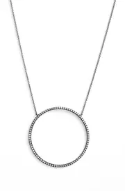 Bony Levy Large Circle Pendant Necklace