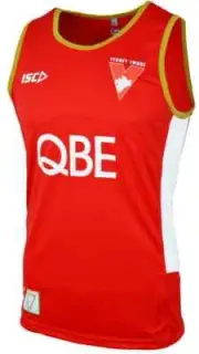 Sydney Swans 2017 AFL Mens Training Singlet Sizes S-5XL BNWT