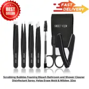 7Pcs Eyebrow Tweezers Set, Stainless Steel Tweezers for Women and Man, Precision